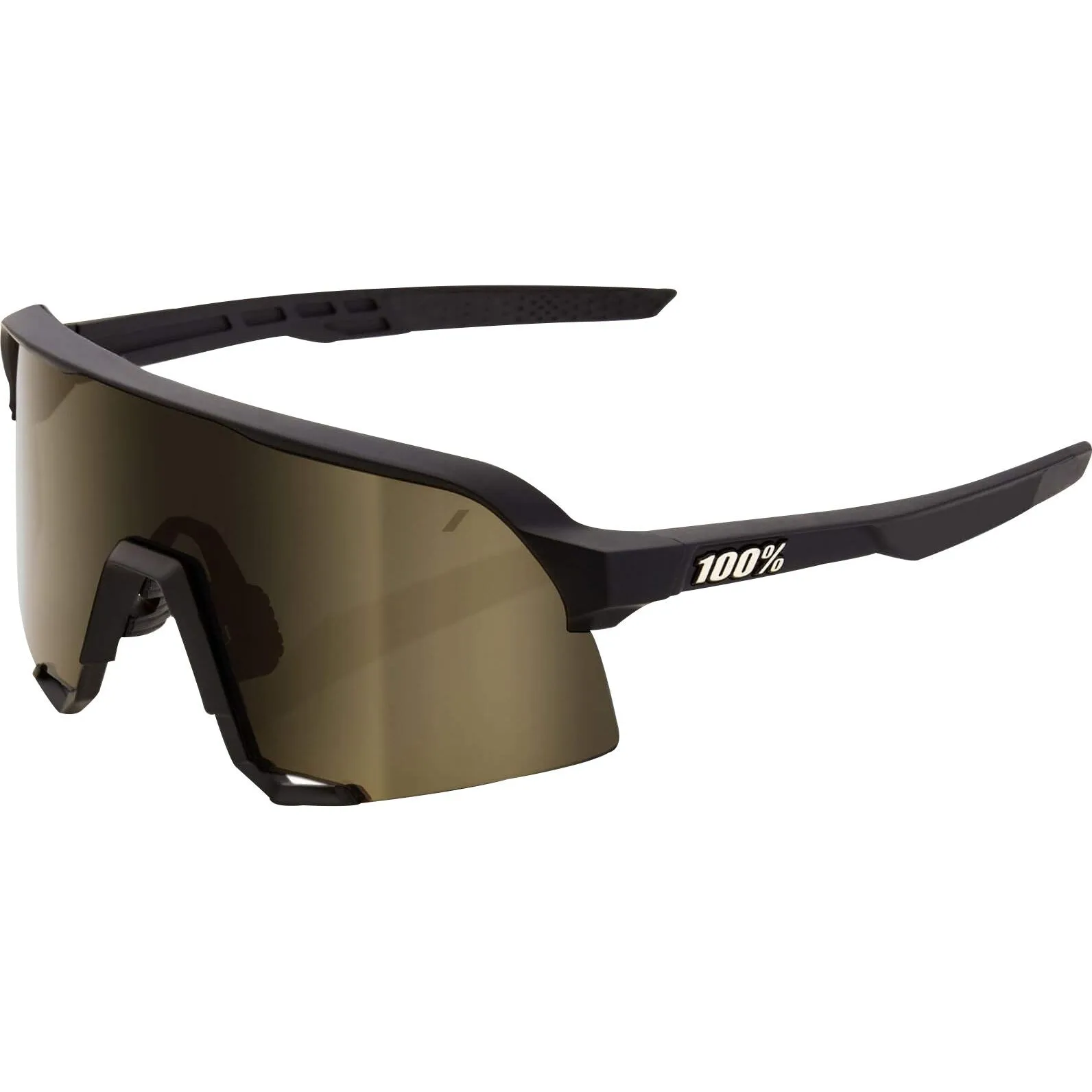 100% S3 Cycling Sunglasses - Soft Tact Black