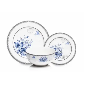 12 Piece Dinner Set - Blue