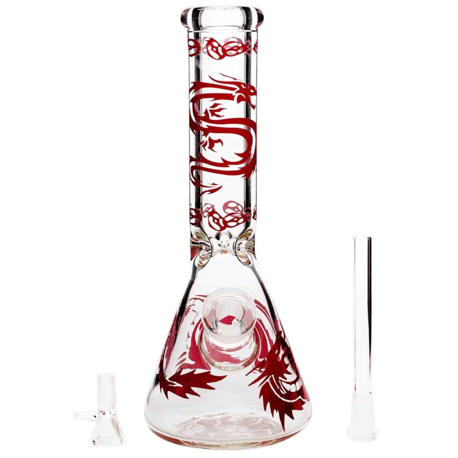 12" Dragon Glass Bong