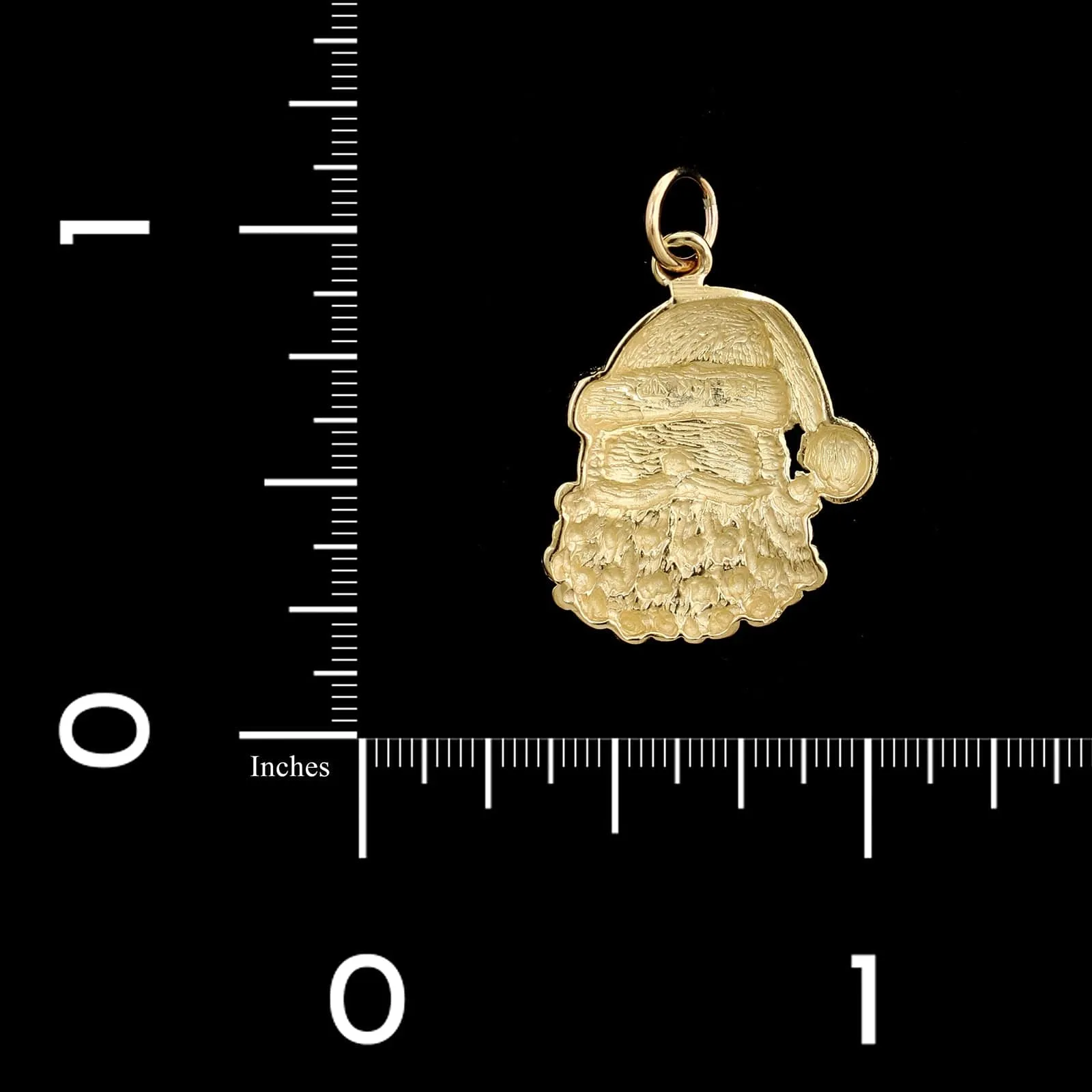 14K Yellow Gold Estate Santa Claus Charm