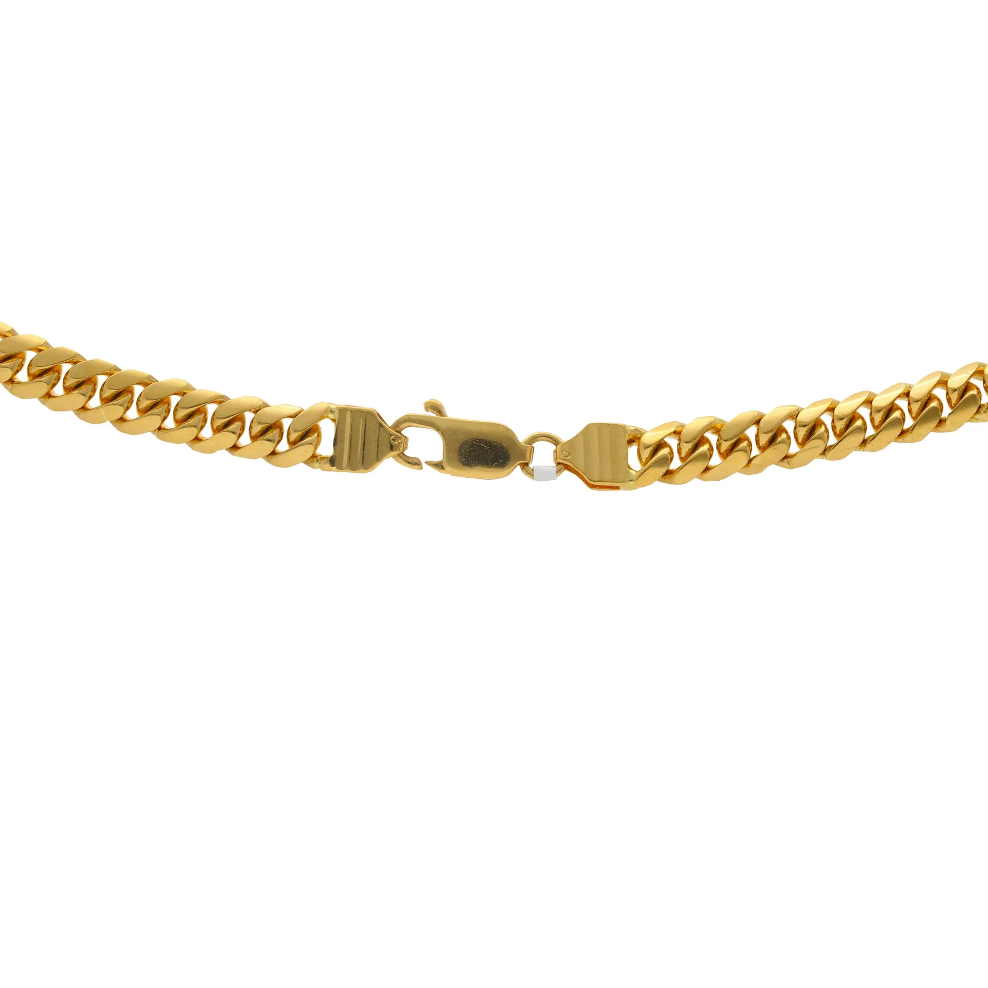 22K Yellow Gold Cuban Link Chain (99.3gm)