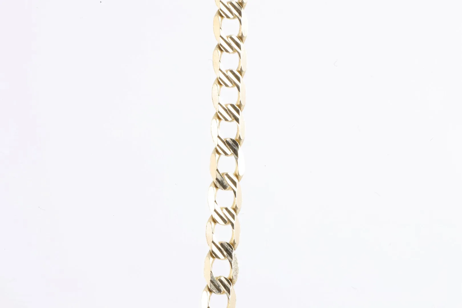 24" 14k Yellow Gold Curb Chain (10.75g.)