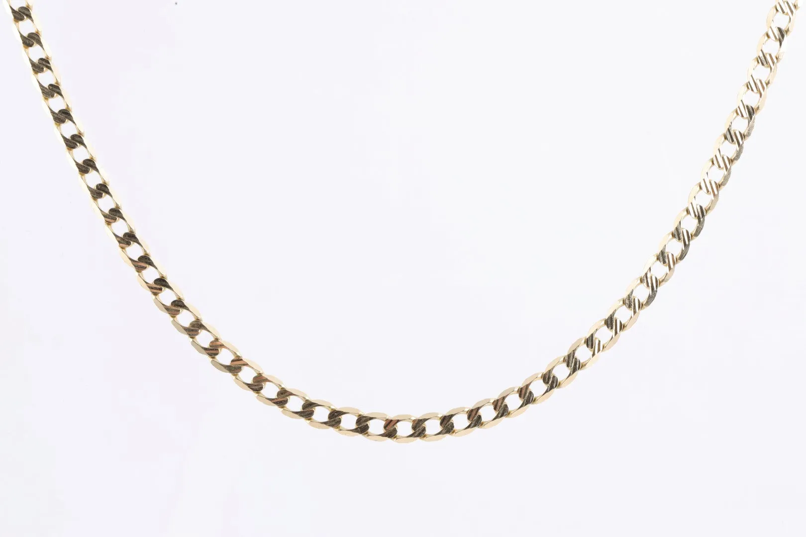 24" 14k Yellow Gold Curb Chain (10.75g.)