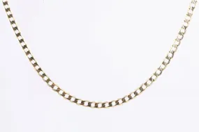 24" 14k Yellow Gold Curb Chain (10.75g.)