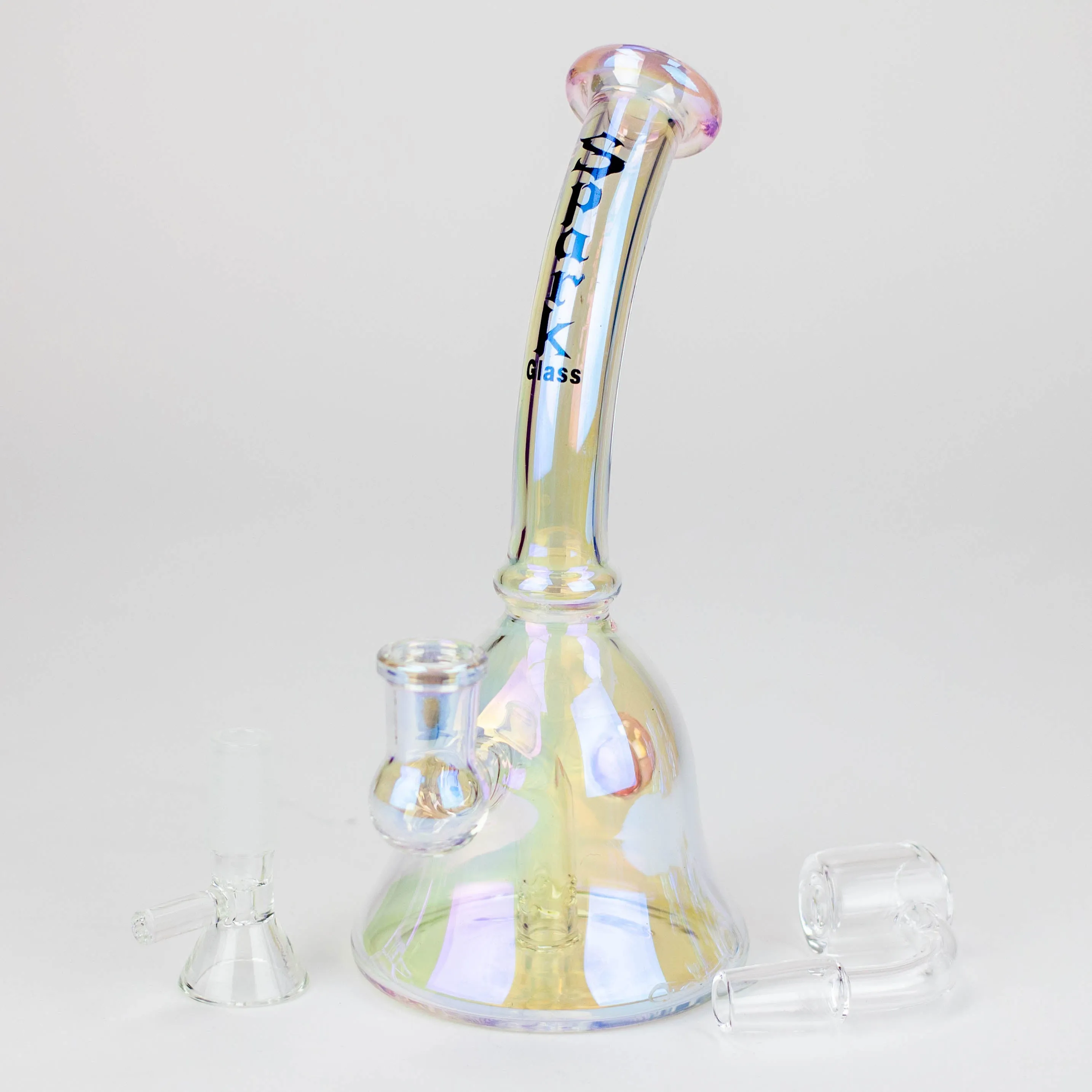 6" Electroplated Bell Bubbler