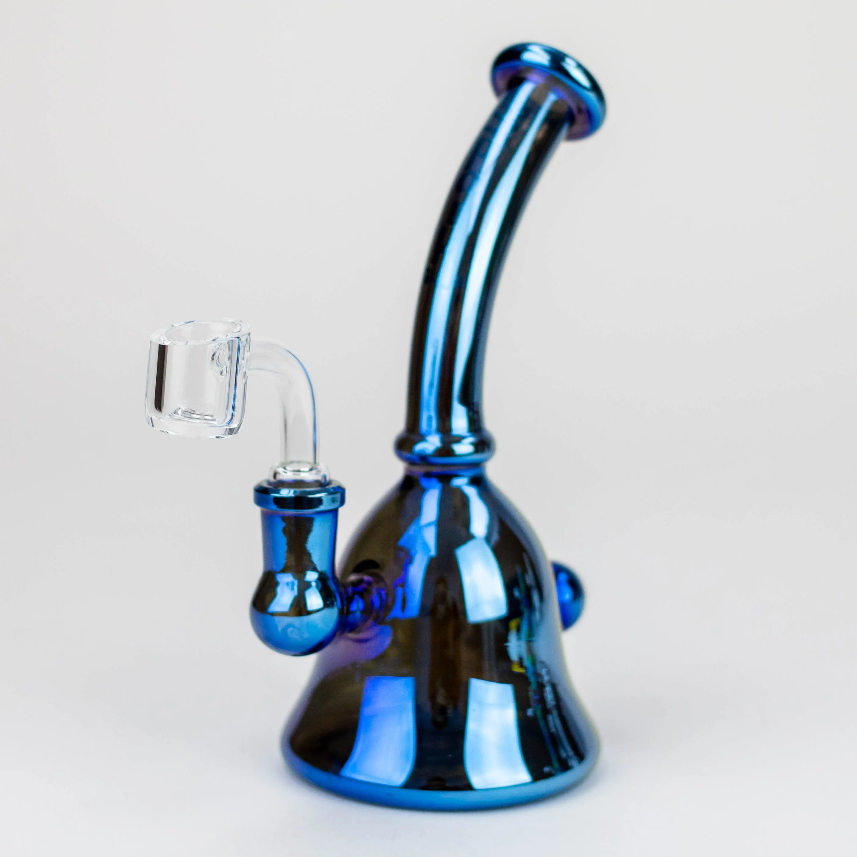 6" Electroplated Bell Bubbler