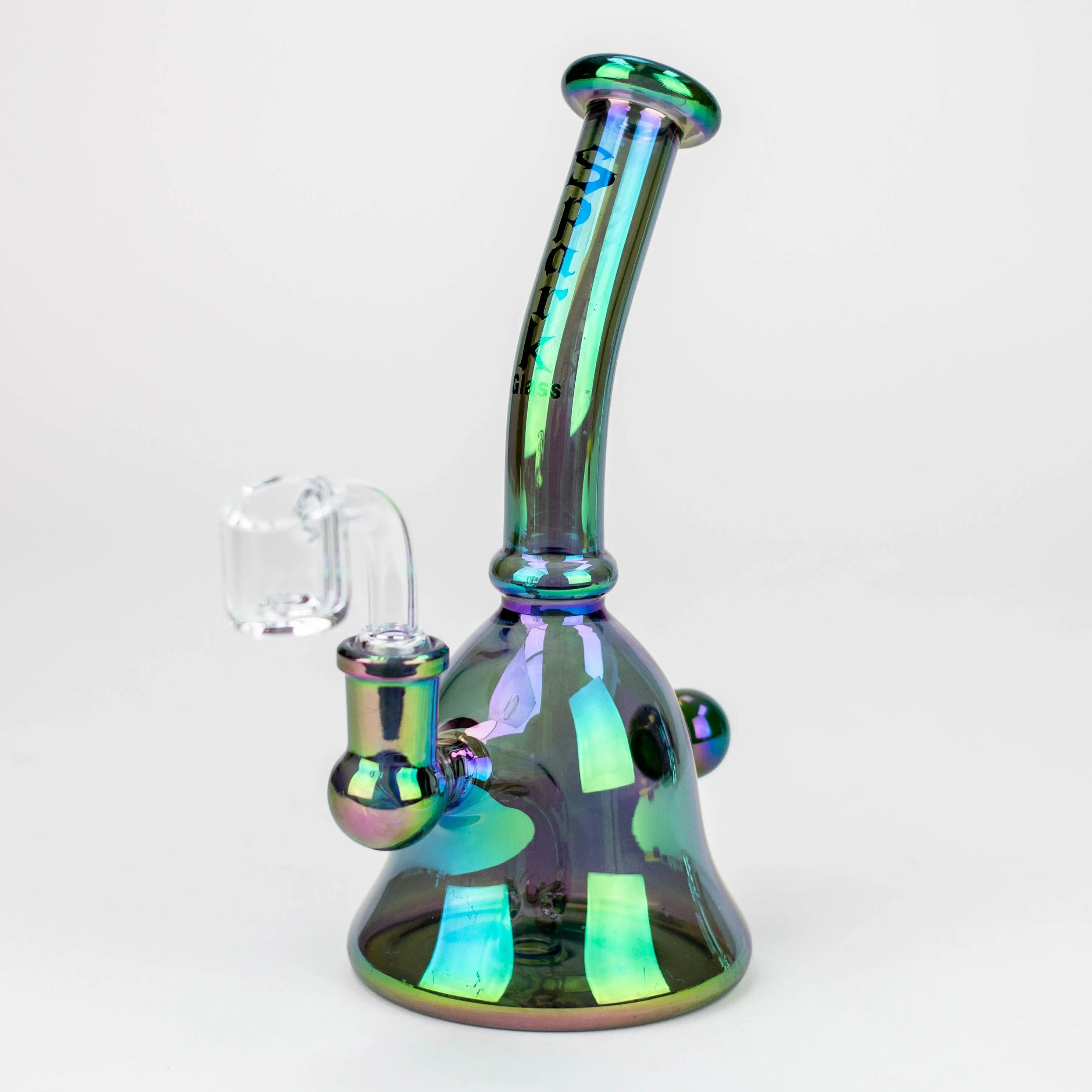 6" Electroplated Bell Bubbler