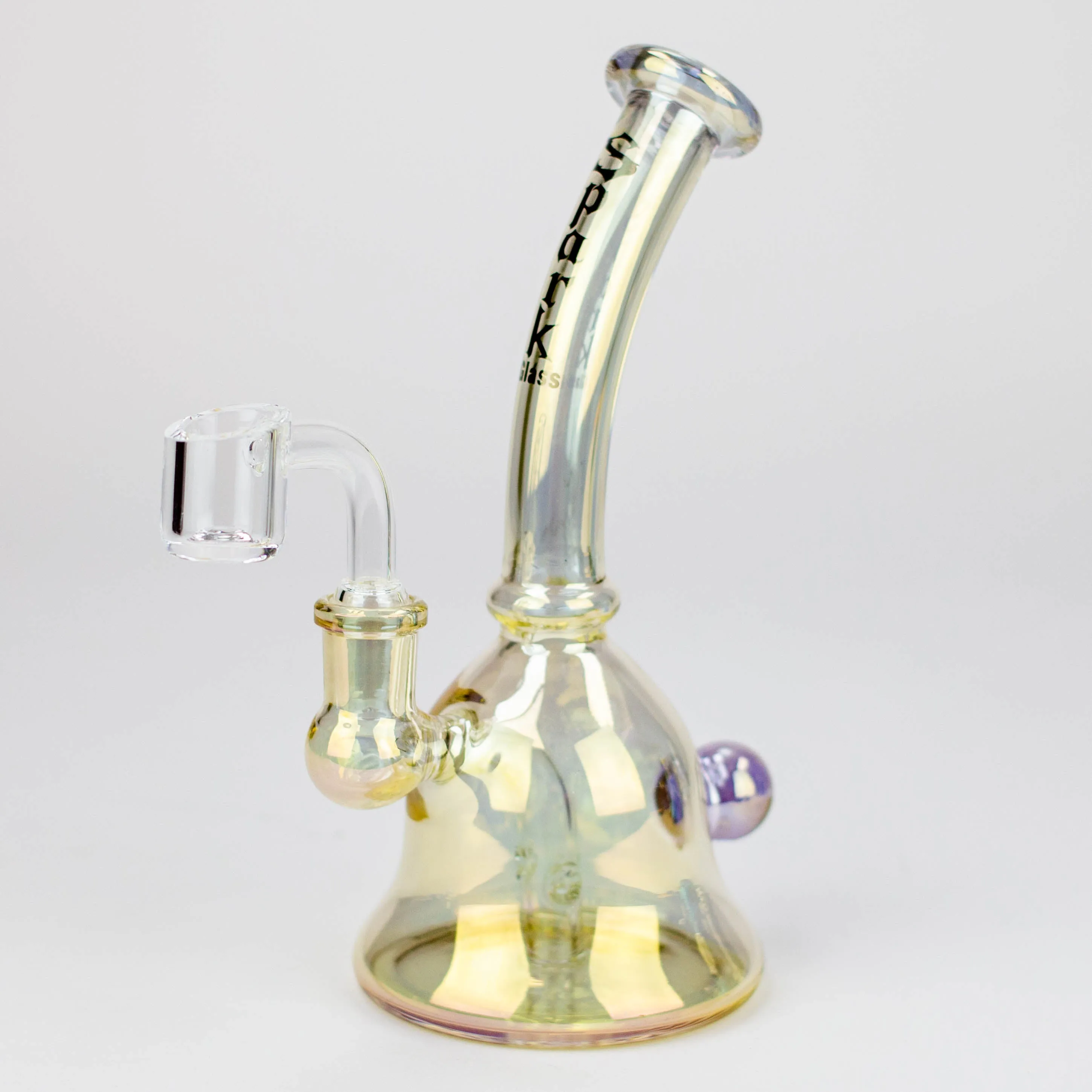 6" Electroplated Bell Bubbler