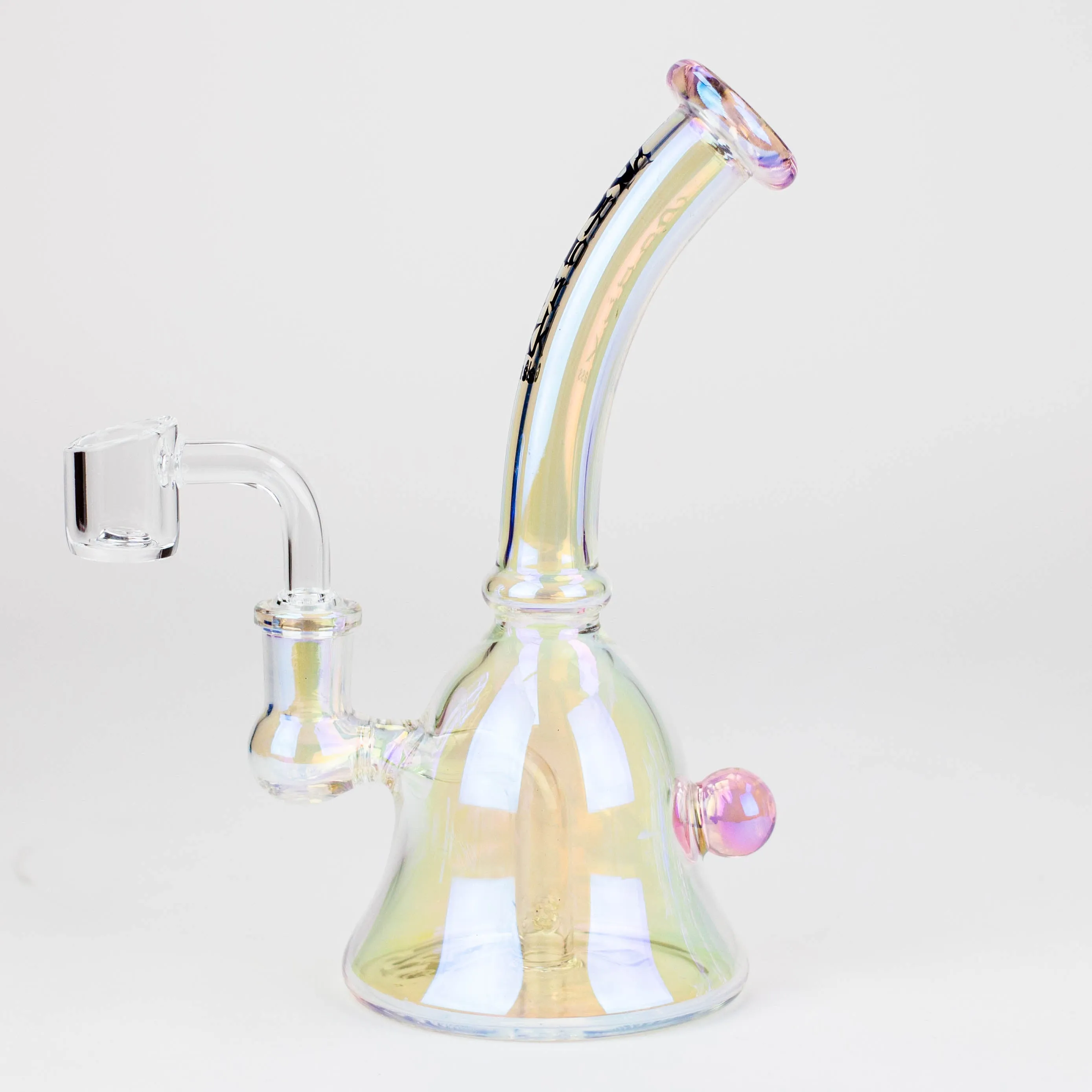 6" Electroplated Bell Bubbler