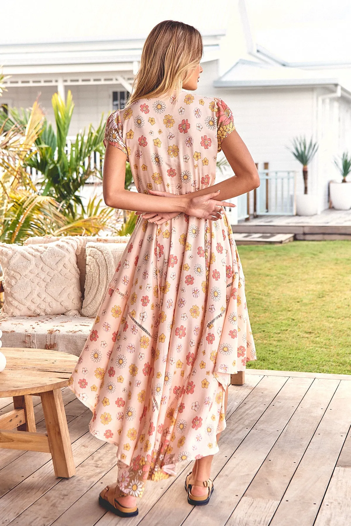 Alba Maxi Dress - Pink Floral