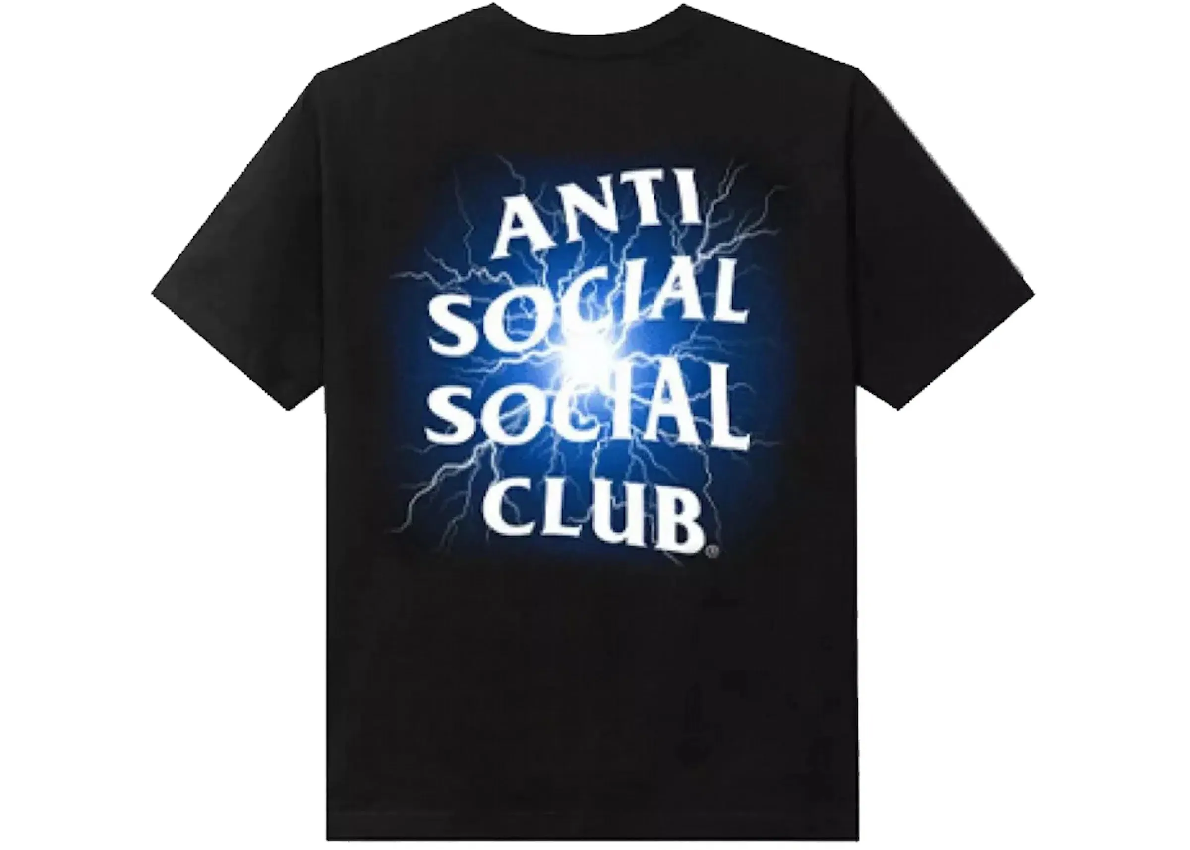 Anti Social Social Club Glow In The Dark Pain T-shirt Black/Blue