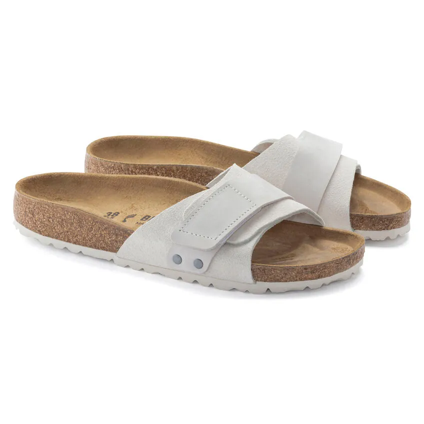 BIRKENSTOCK Women's Oita Suede Leather (Antique White - Narrow Fit)