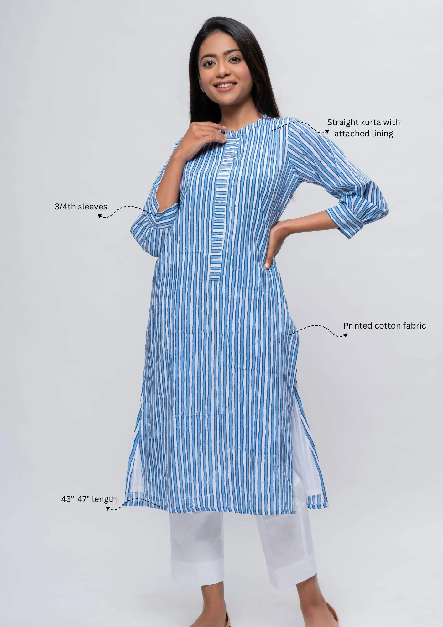 Blue Mist Kurta