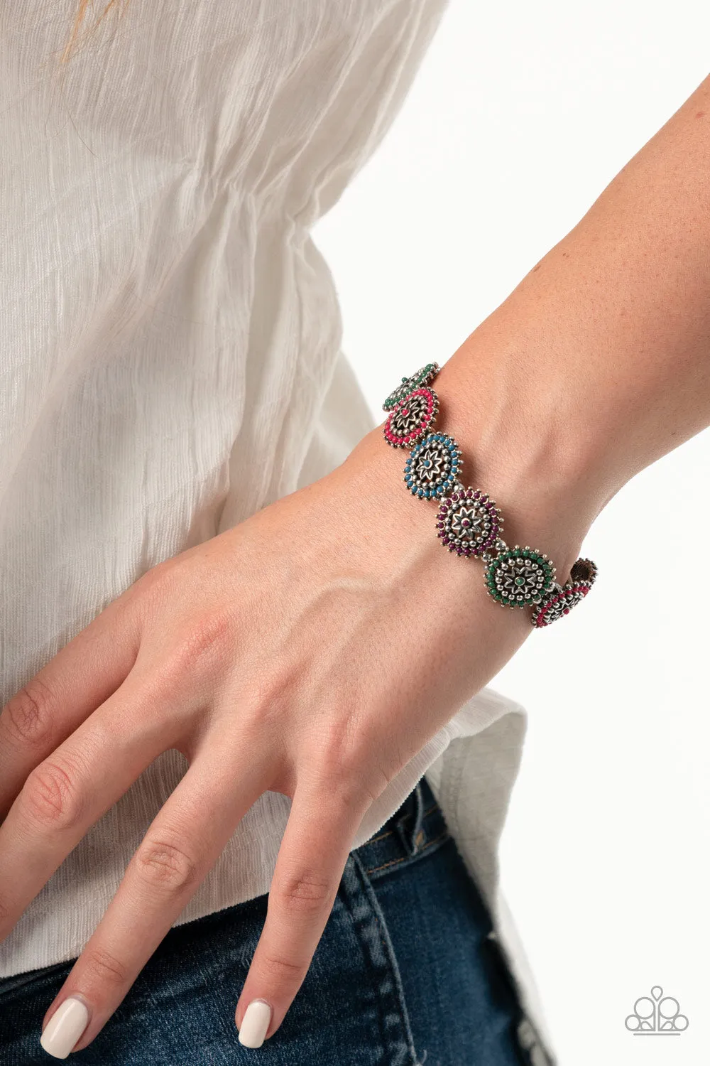 Bohemian Flowerbed - Multi Bracelet