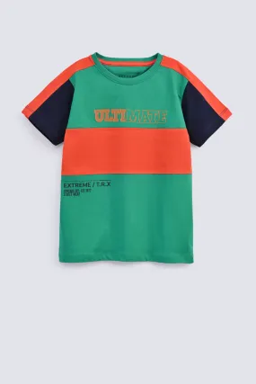 BOYS COLOR BLOCK TEE