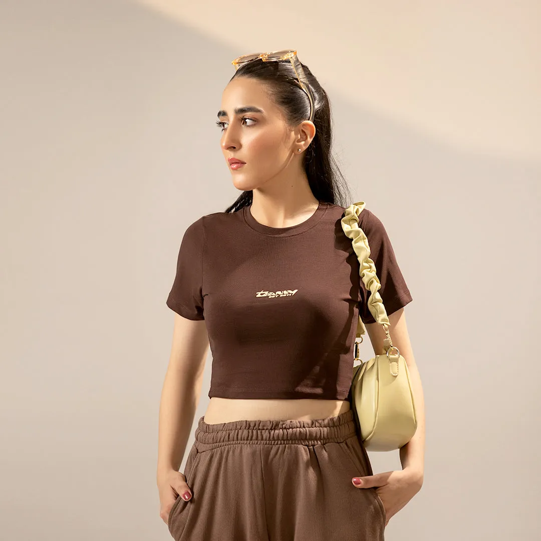 Brown Baby Tee