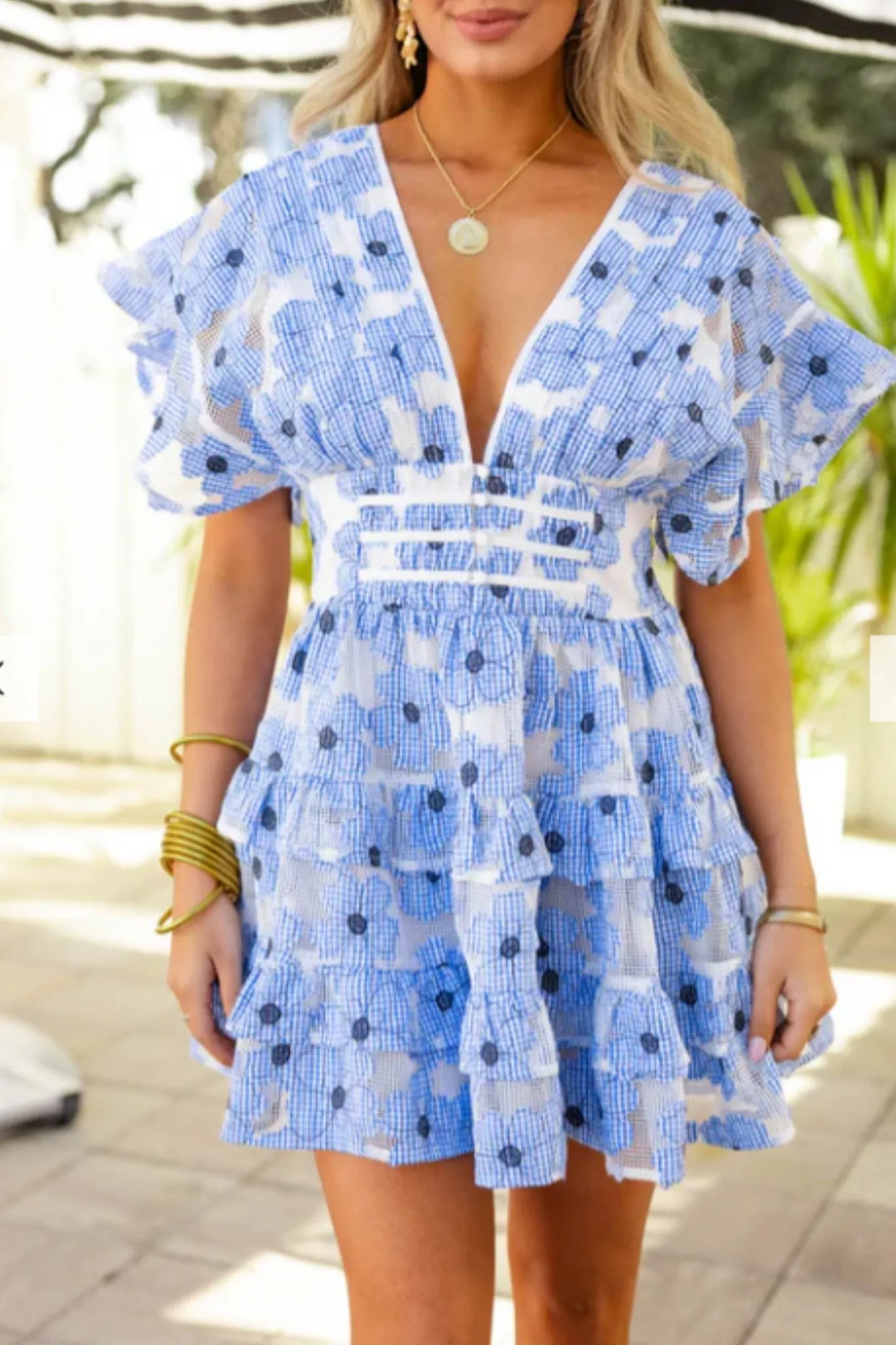 Buddy Love: Jacey Dress in Blue Lagoon