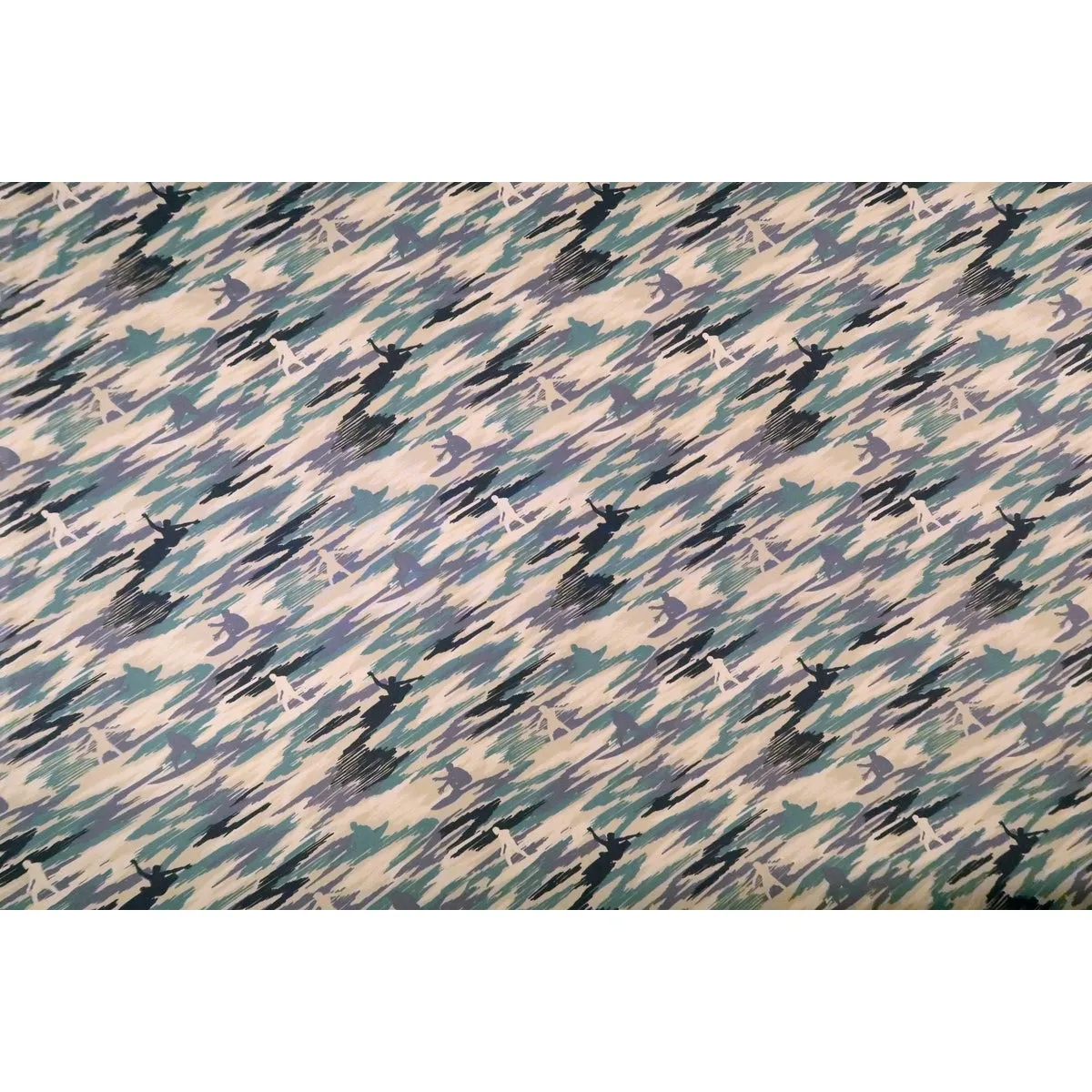 Camouflage Surfer Fabric | Blue