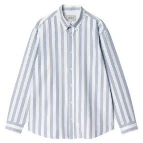 Carhartt WIP L/S Dillion Shirt Dillion Stripe/ Bleach / White