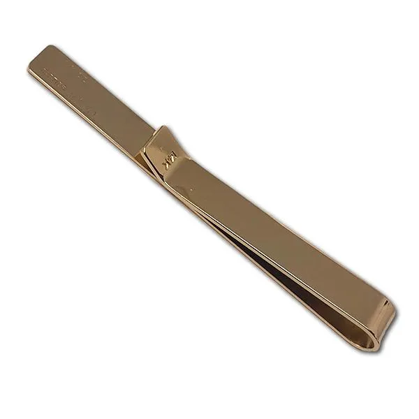 Cartier Gold Textured Tie Bar