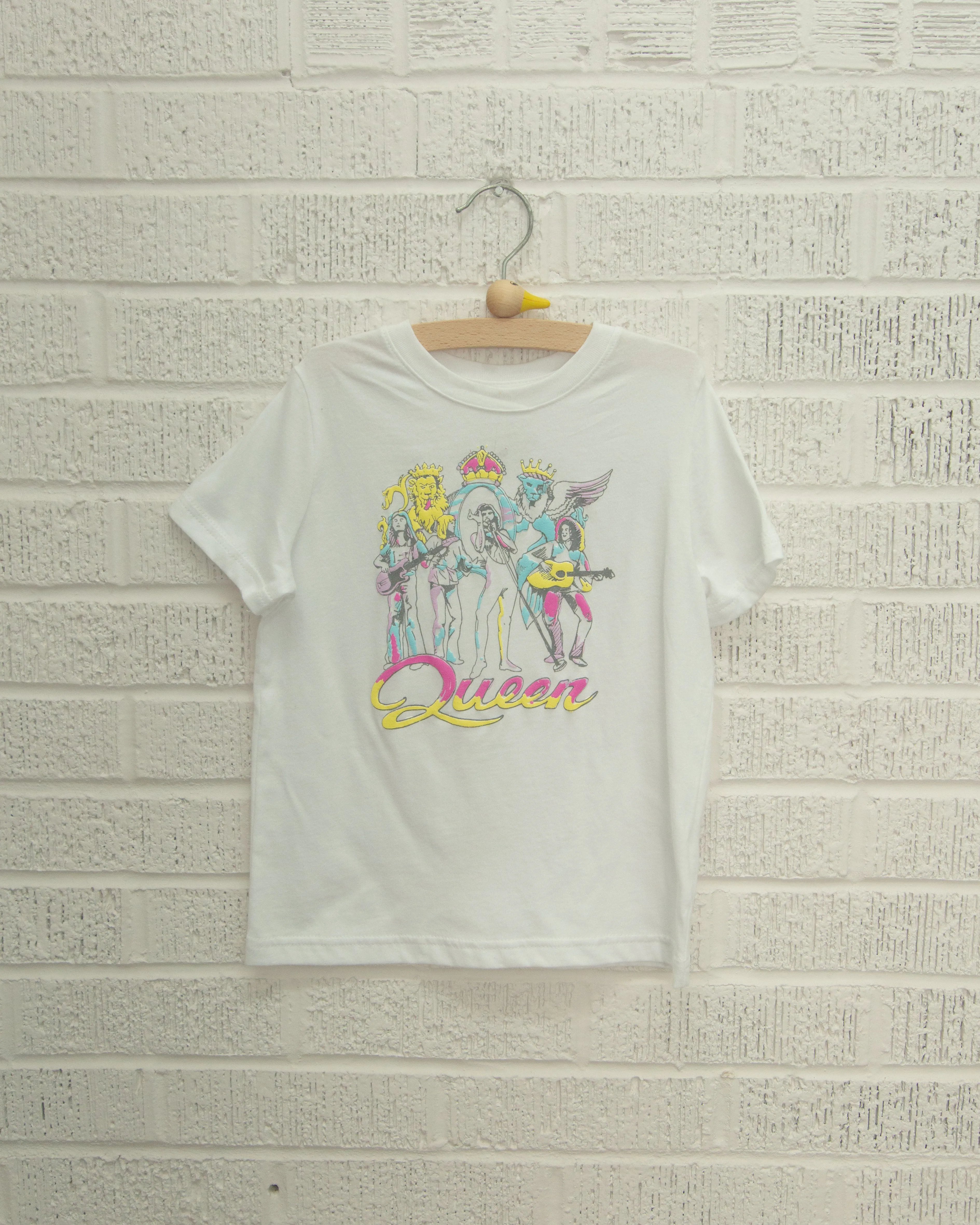 Children's Queen On Stage Puff White Tee