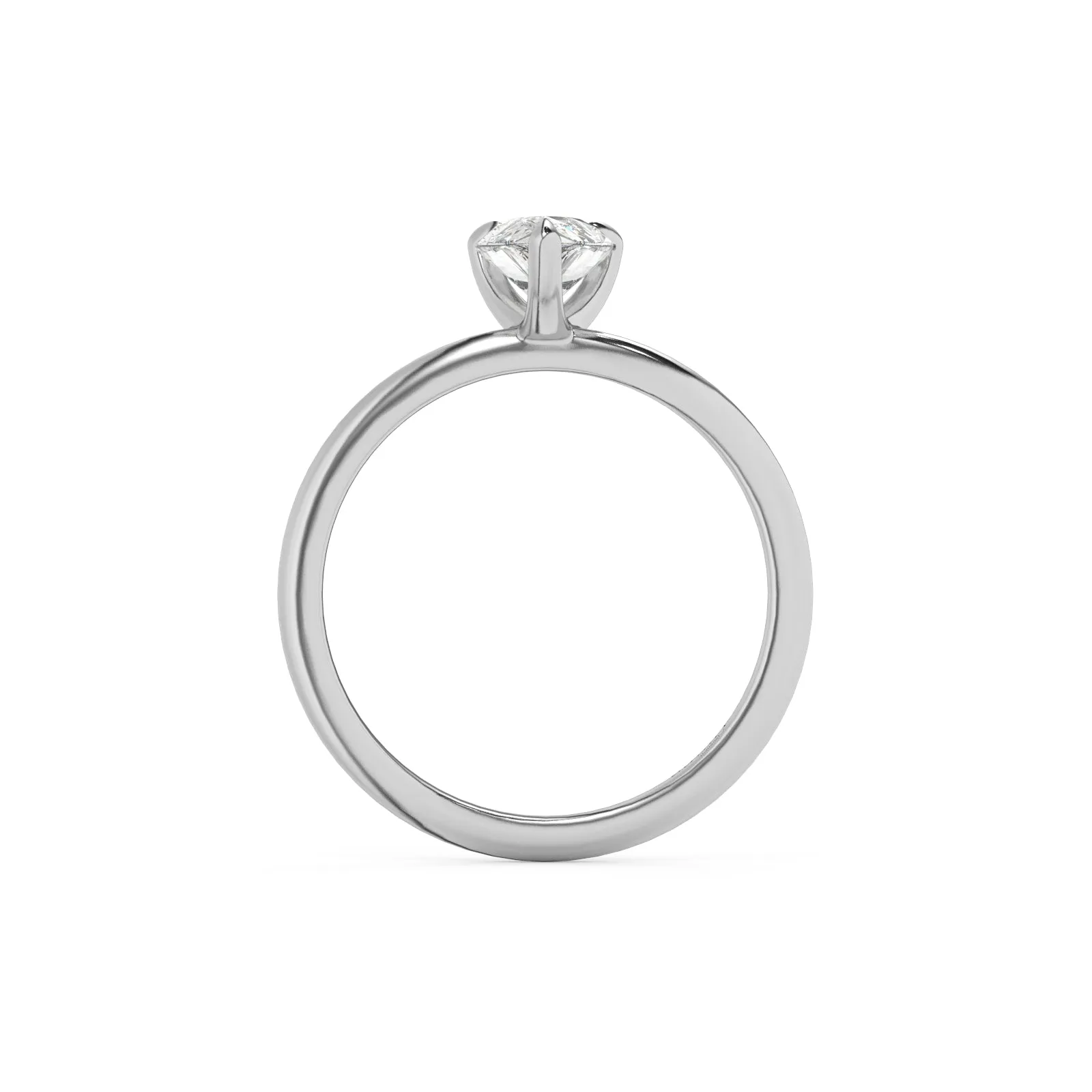 Classic Pear Cut Solitaire Engagement Ring