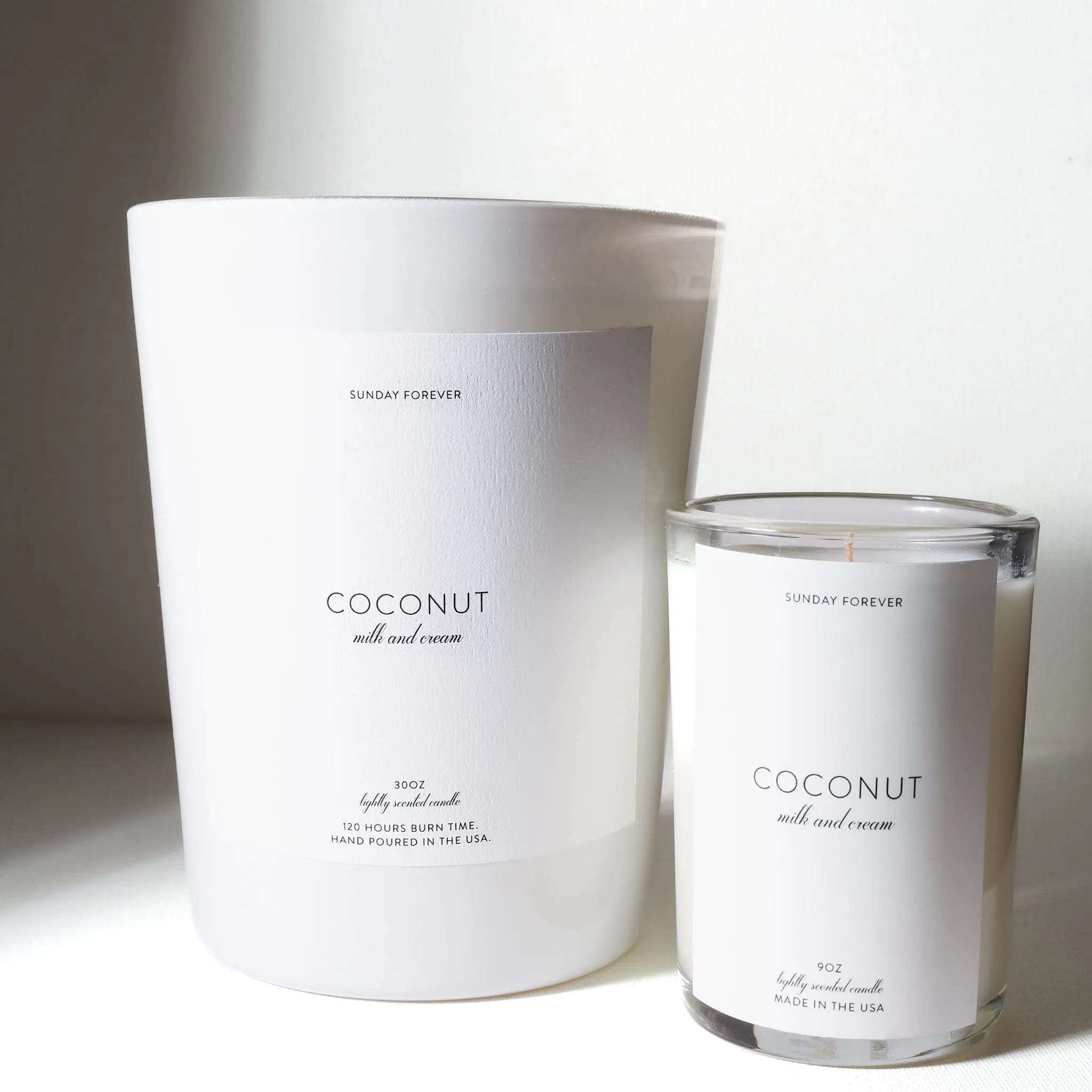 Coconut Luxury Candle with Milk and Cream