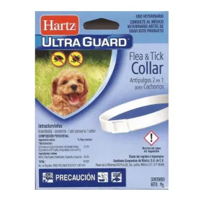 Collar Antipulgas 2 en 1 para Perro Cachorro  - Hartz Ultra Guard