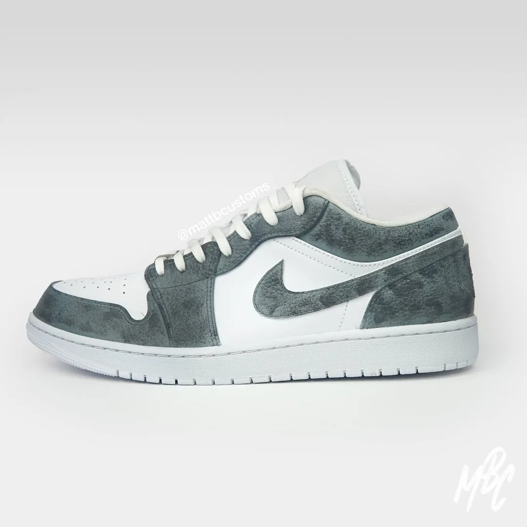 Concrete - Jordan 1 Low Custom