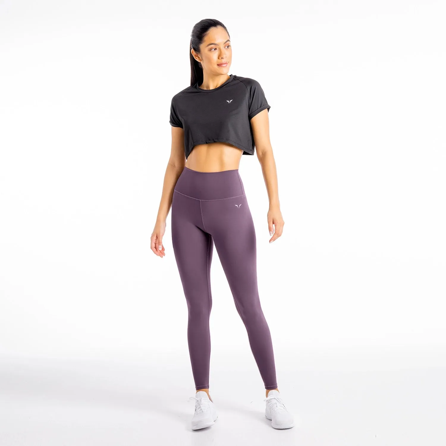 Core Agile Leggings -  Smoked Grape