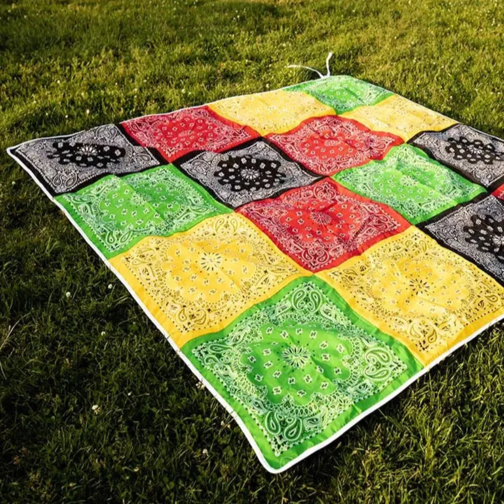 Cotton Patchwork Raggae Bandana Blanket