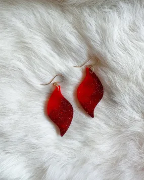 Crimson Sparkle Nichelle Earrings