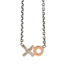 Diamond & Rose XO Necklace