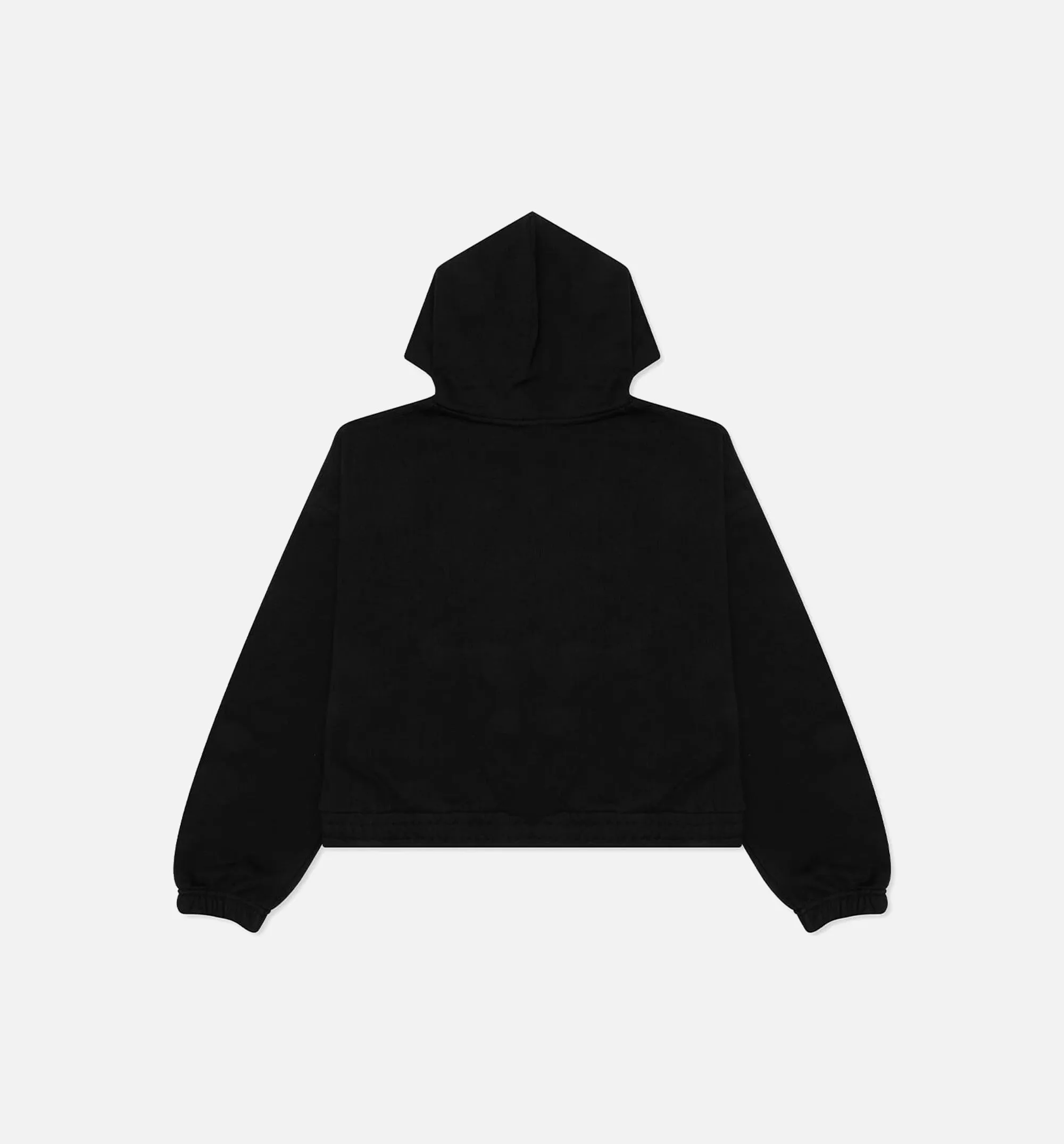 Esentials Fleece Hoodie Womens Hoodie - Black/Red