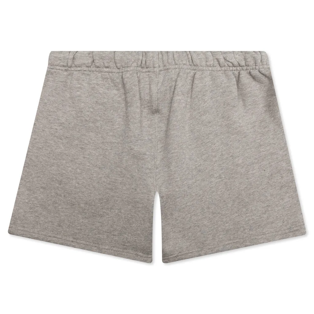 Essentials Kid's Sweatshort - Dark Heather Oatmeal