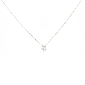 Estate 14k Solitaire Diamond Pendant