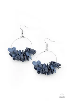 Flirty Florets Blue-Earrings