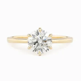 Floryn Round Diamond Ring (Choose your own diamond)