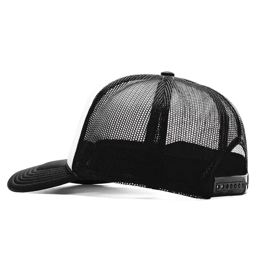 Frew Trucker Hat - Black/White