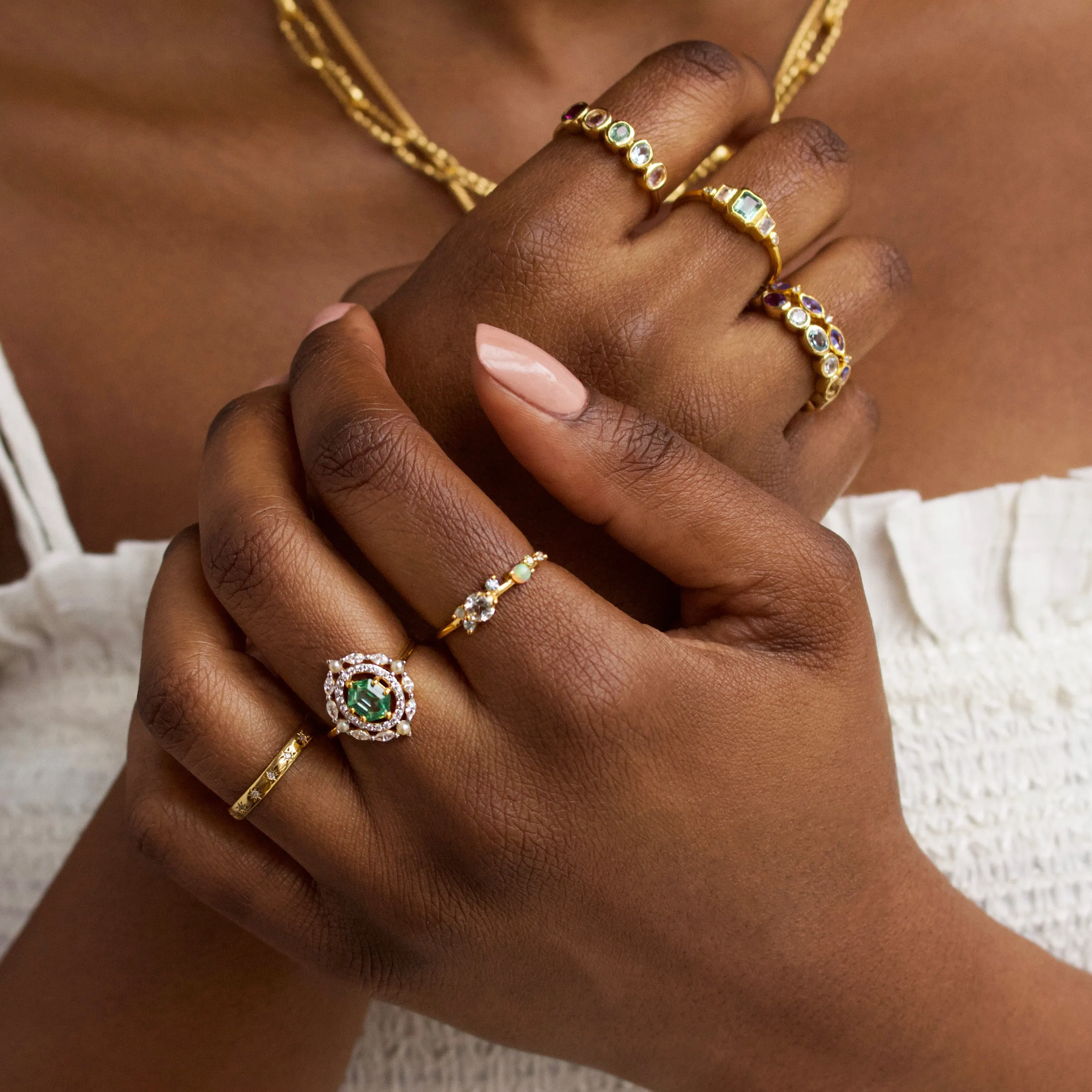 Garden Party Delicate Floral Ring