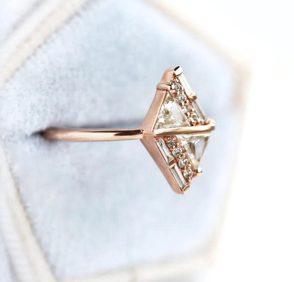 Geometric Diamond Ring