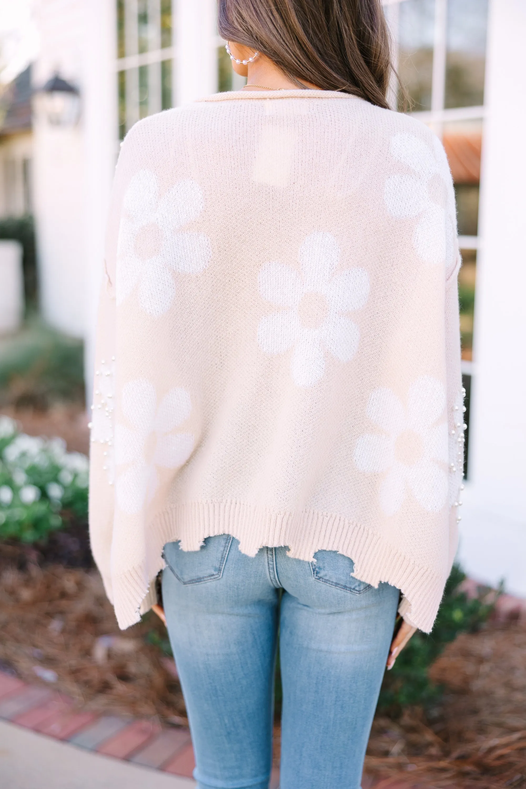 Going Your Way Latte Brown Sweater