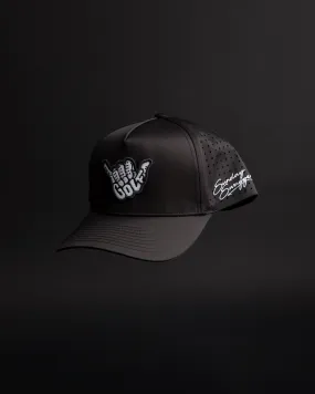 Golf Shaka Hat - Black