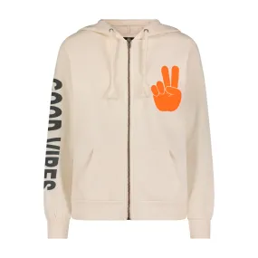 Good Vibes Coconut Zip Up hoodie