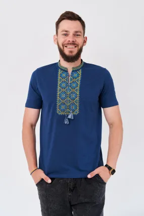 Haydamak Shirt- Blue and Yellow