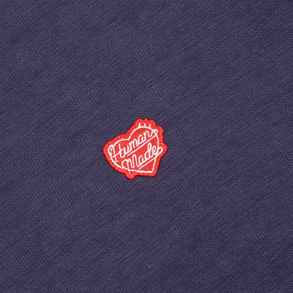 Heart Badge T-Shirt - Navy