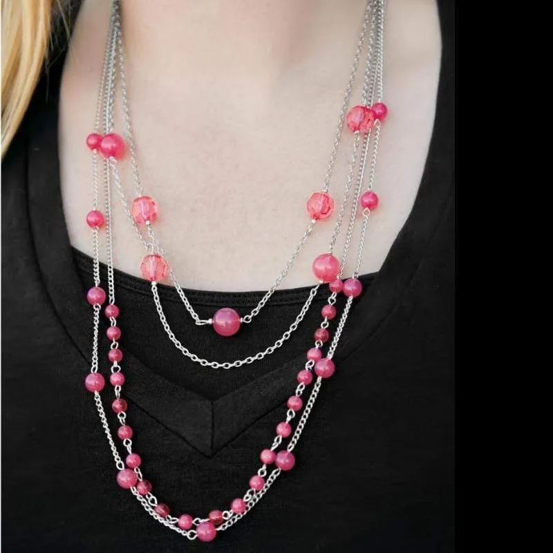 Imperfect Imperfections Pink Necklace