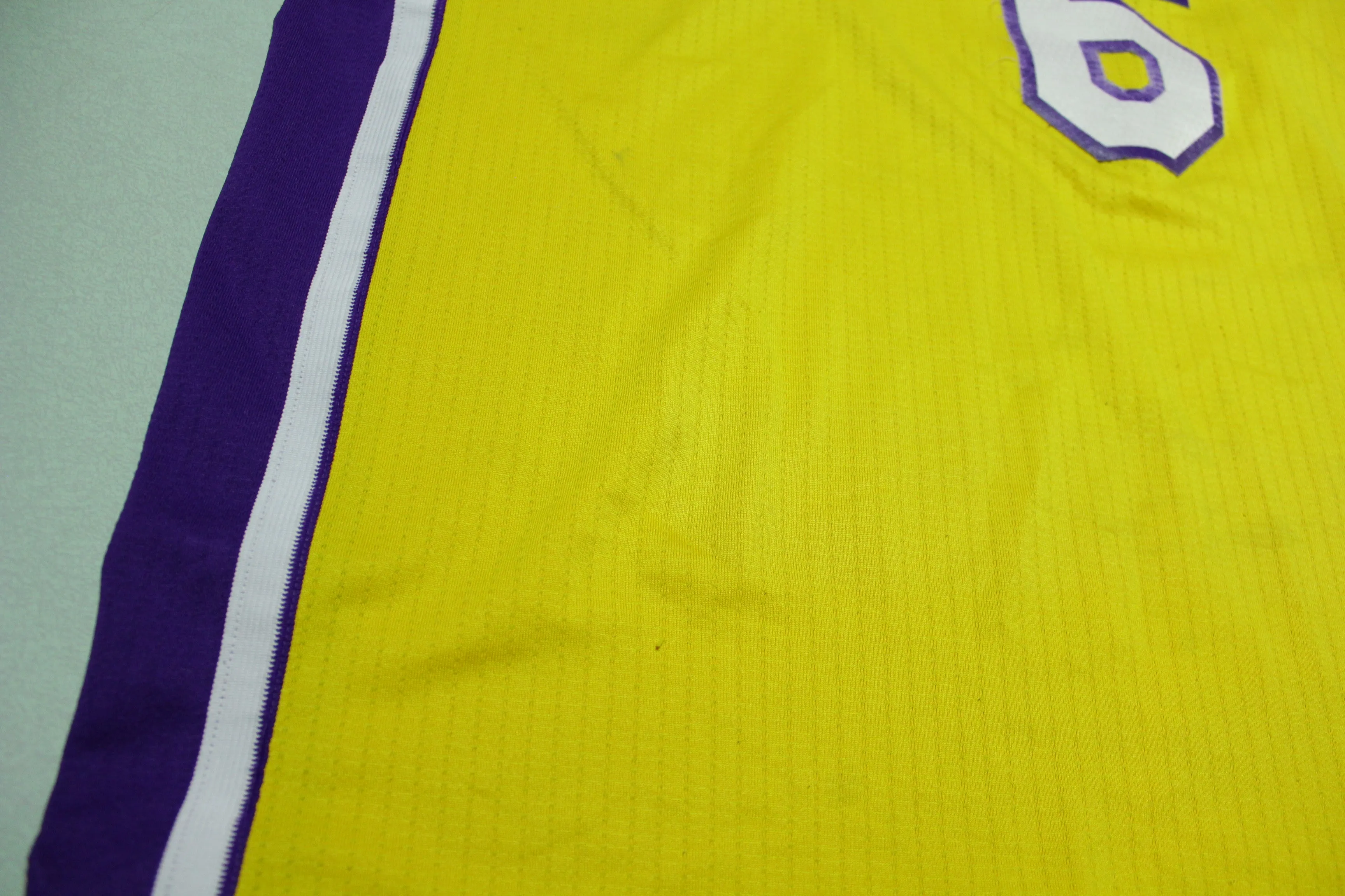 Jordan Clarkson #6 Los Angeles LA Lakers Adidas XL  2 Length Basketball Jerey