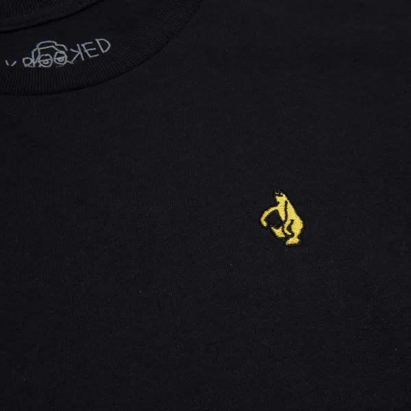 Krooked Shmoo Embroidered T-Shirt - Black/Yellow