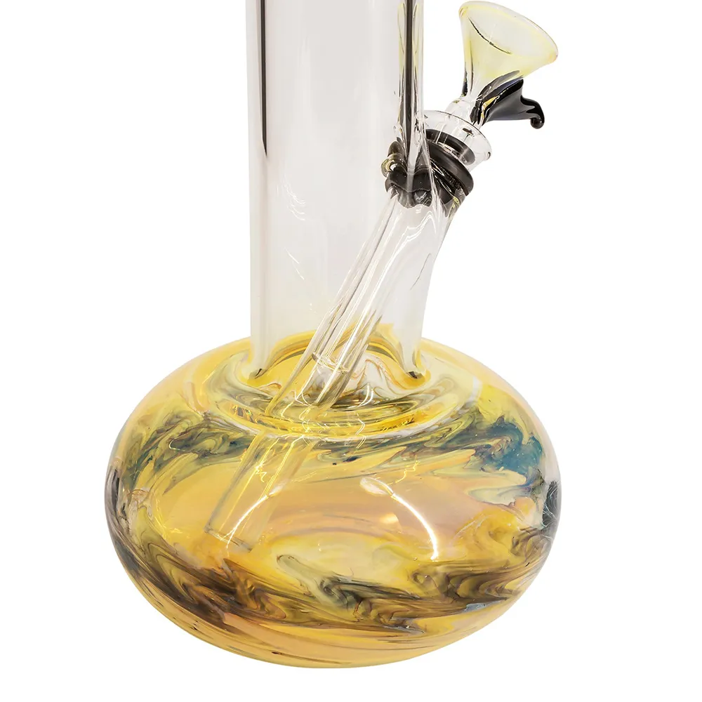 LA Pipes "Smoke Signals" Buoy Fumed Bubble Base Bong